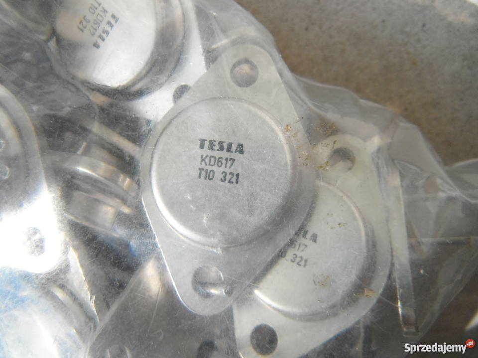 Tranzystor KD617 Tesla PNP 80V 10A 70W 2MHz TO3 Chlewiska