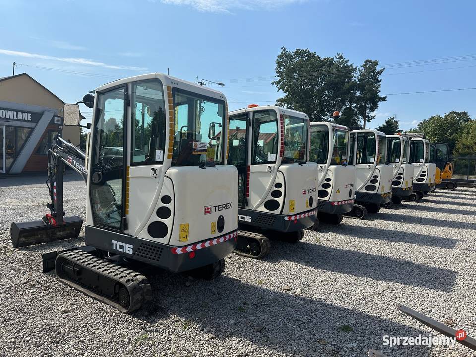 Mini koparka TEREX TC16 z 2015r 1800 rozsuwana 6 Złoczew
