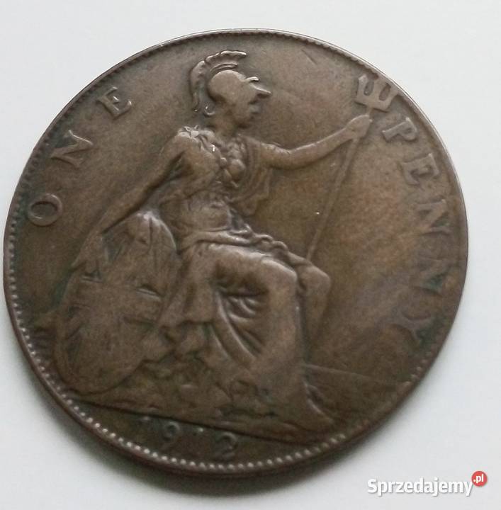 WIELKA BRYTANIAONE PENNY1912 r Legionowo