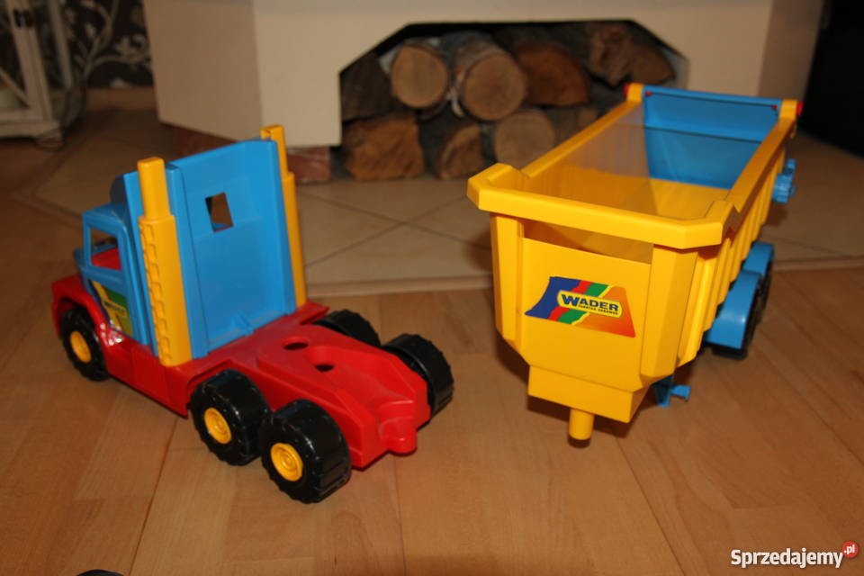 Ciężarówka samochód duży Wader wywrotka Plastik  Luboń