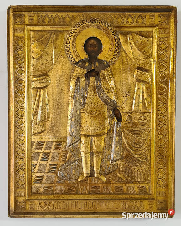 Ikona Święty Aleksander Newski 0054 Warszawa sprzedam