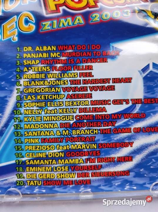popcorn zima 2003 hop bęc kolekcjonerska płyta świętokrzyskie Kielce