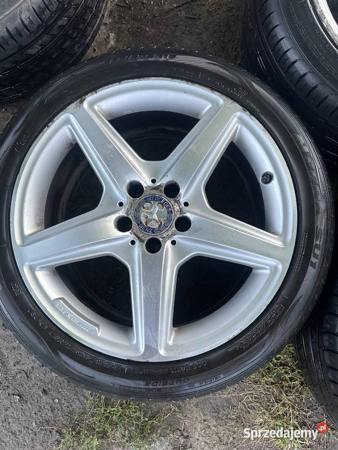 Felgi aluminiowe z oponami komplet Mercedes AMG lubelskie Lublin sprzedam