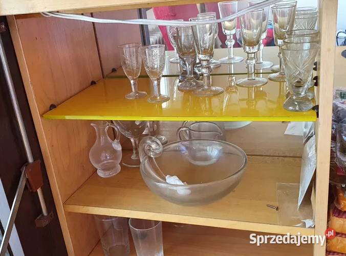 Zastawa szklana szkło PRL Warszawa sprzedam