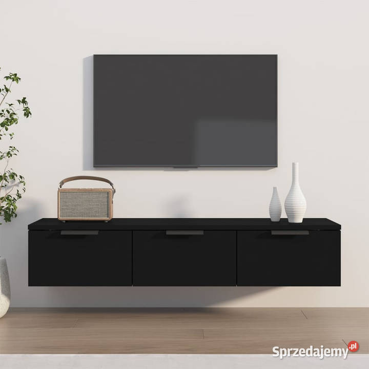 Szafka wisząca czarna 102x30x20 materiał Warszawa sprzedam