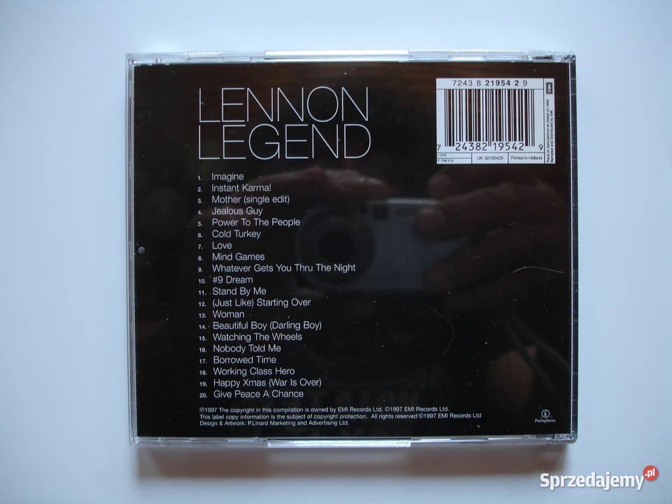 JOHN LENNON płyta CD Zielona Góra