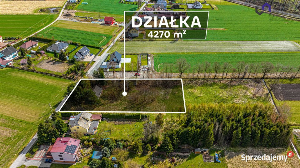 Grunt Kaniów Sosnowicka 4270m2