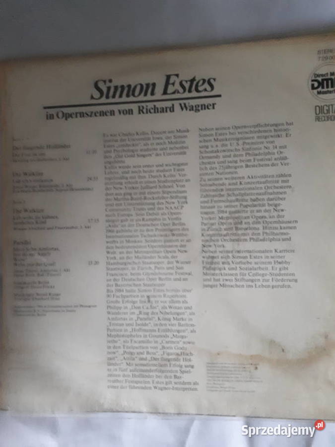 Simon Estes in Opernszenen von Richard Wagner mazowieckie Pruszków