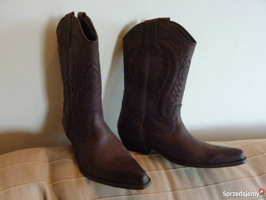 Kowbojki JOHNNY BULLS 45 NOWE skóra Pozostałe Piaseczno