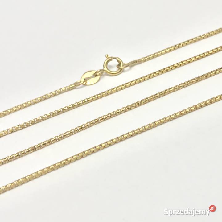Złoty ŁAŃCUSZEK na KOMUNIĘ ŚWIETĄ 8K ŻMIJKA 45