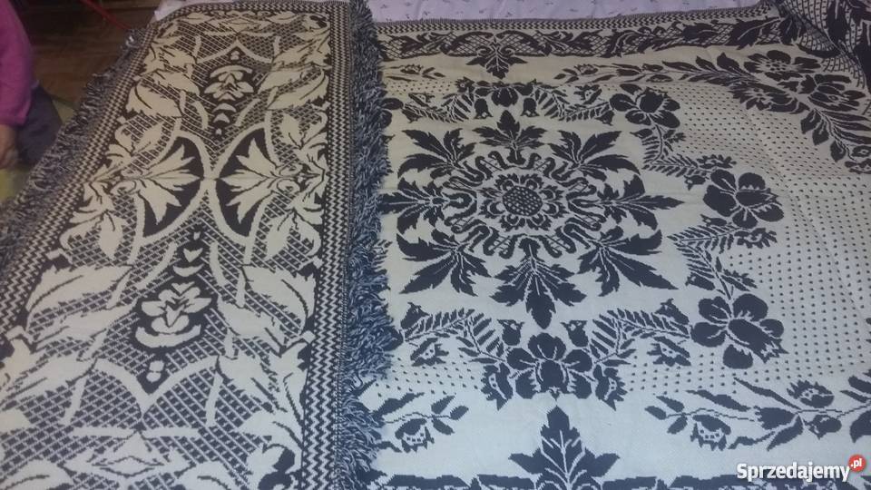 narzuty wełniane ręcznie tkane Wasilków