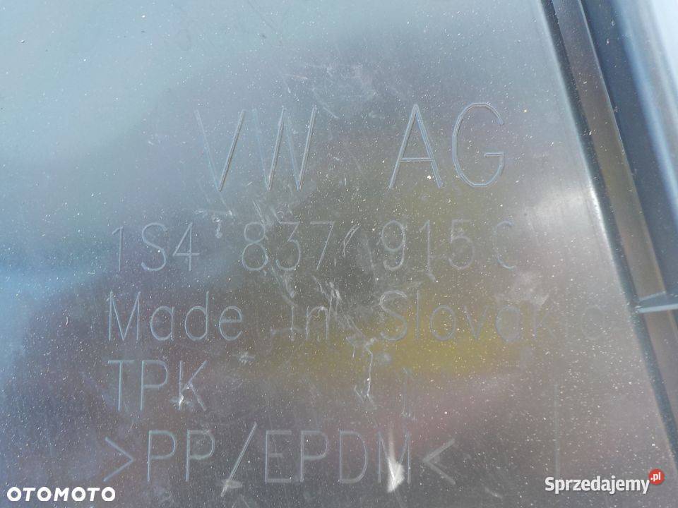 PLASTIK OSŁONA ZAŚLEPKA DRZWI VOLKSWAGEN UP osobowe Nowy Tomyśl