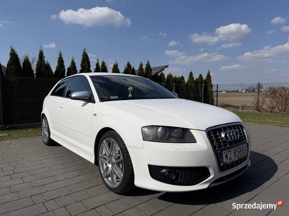 Audi S3 Salon Polska Drugi właściciel Fotele biały Ożarów Mazowiecki