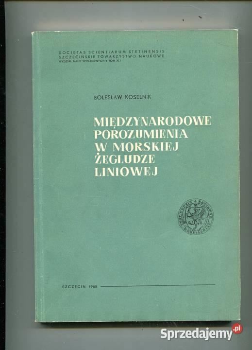 Międzynarodowe porozumienia w morskiej żegludze Szczecin