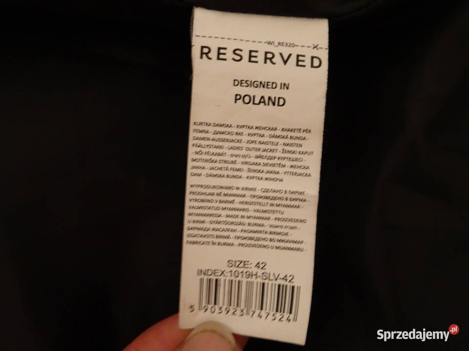 damska kurtka zimowa Reserved rozmiar 42 Kurtki i płaszcze sprzedam