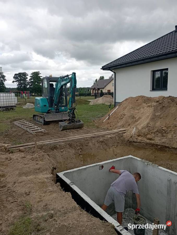 Usługa minikoparka wielkopolskie Bogusławice