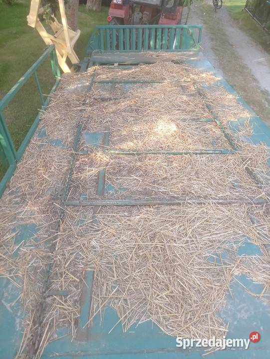 Przyczepa do przewozu bele słomy samozaładowcza Rzędziszowice