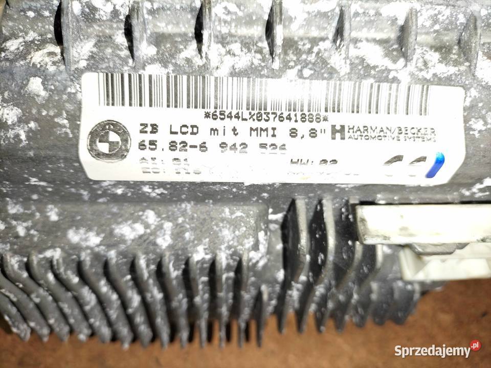 Monitor obsługi IDRIVE BMW E65 E66 Nawigacje fabryczne Poręba