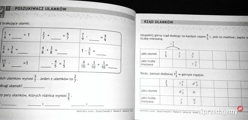 MathRider Poziom 5 Zeszyt zadań domowych 3 Anita sprzedam