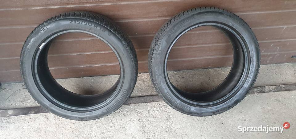 2x 21550 R18 V opony całoroczne CONTINENTAL sprzedam