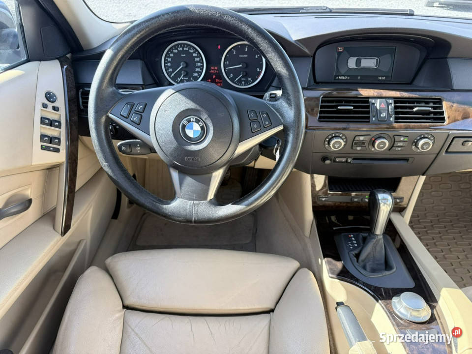 BMW 525 25D 177 2005r 204 skóry Nawigacja full Wojkowice