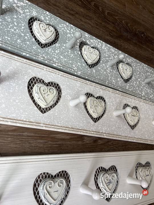 Vintage Glamour ramka foto wieszak półka serce Bystrzyca Kłodzka