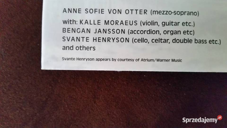 Anne Sofie von Otter Home For Christmas 1999 CD Puławy