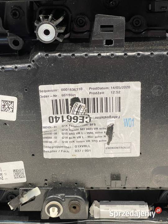 BMW 8 G15 BOCZEK TAPICERKA DRZWI PRAWY PRZÓD osobowe sprzedam