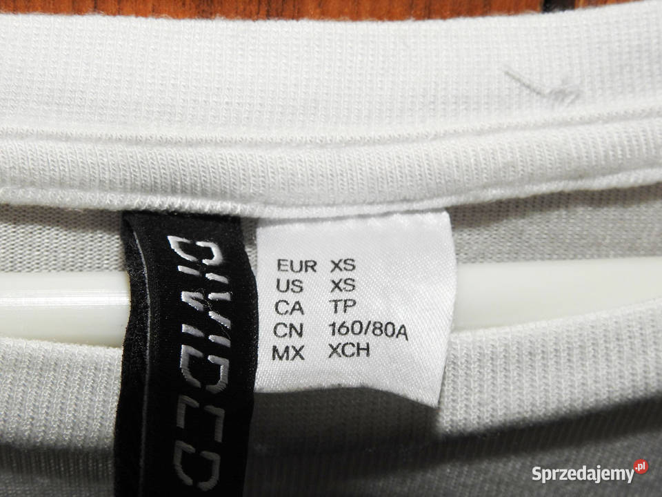 Biały TShirt damski Divided Rozmiar 34(XS) podkarpackie Przemyśl