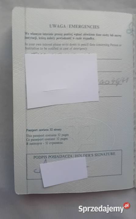 Paszport RP 19952005 Nieaktualny Koźminek