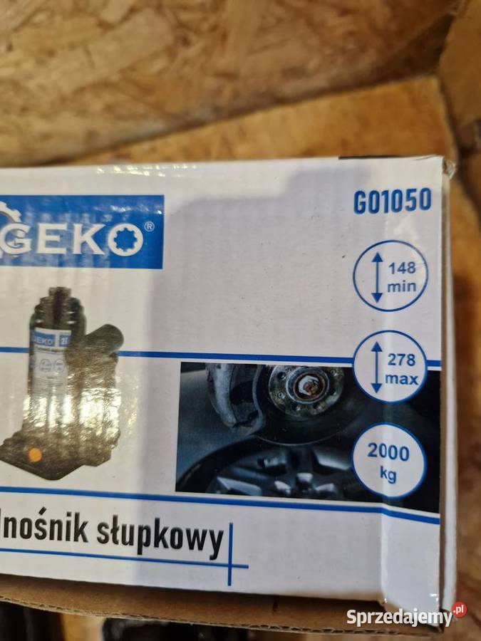 Podnośnik hydrauliczny słupkowy 2T GEKO G01050 Głogowa