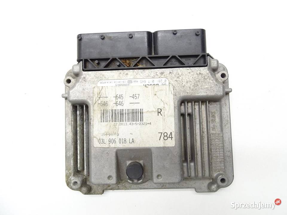 STEROWNIK KOMPUTER SILNIKA 03L906018LA 20 TDI małopolskie