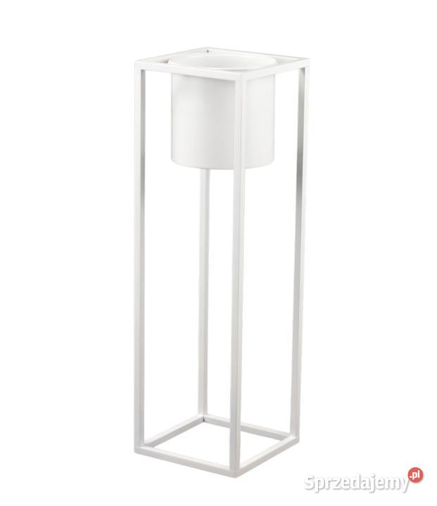 Kwietnik Metalowy Stojak z donicą 80 LOFT mazowieckie Sobienie-Jeziory