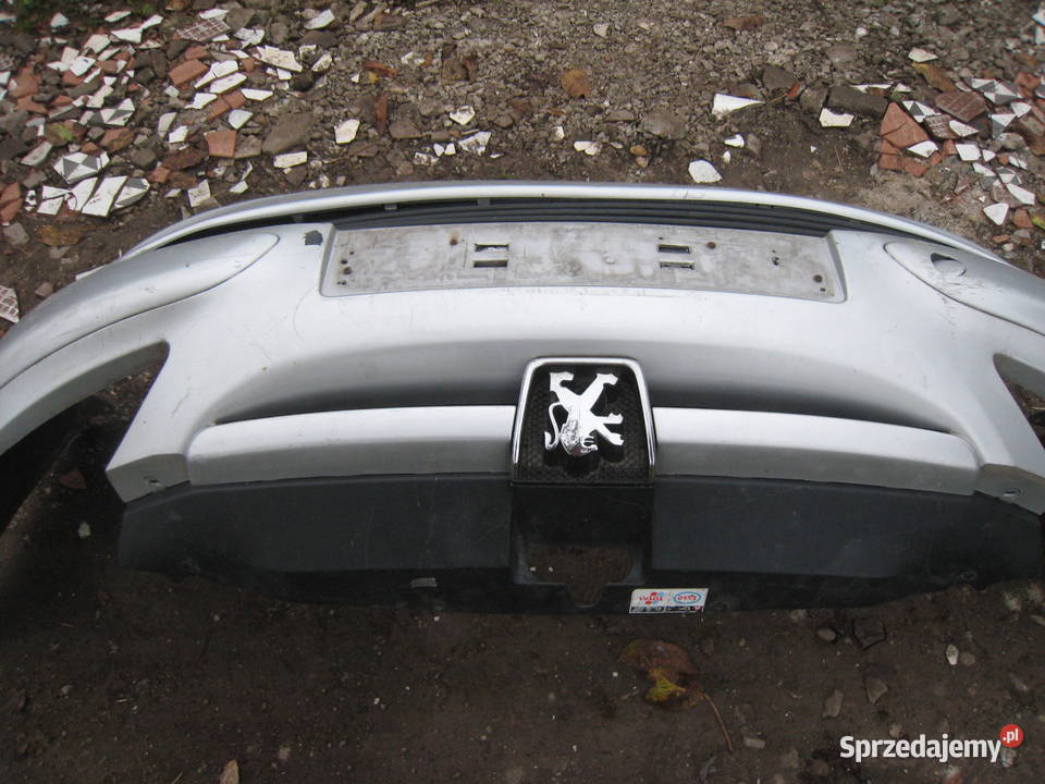 Zderzak przedni przód Peugeot 307 srebrny