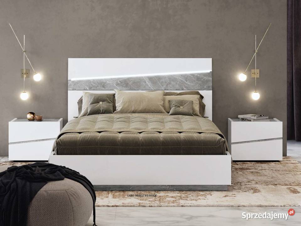 Zestaw do sypialni Kolekcja ELBA 167 biała Przemyśl