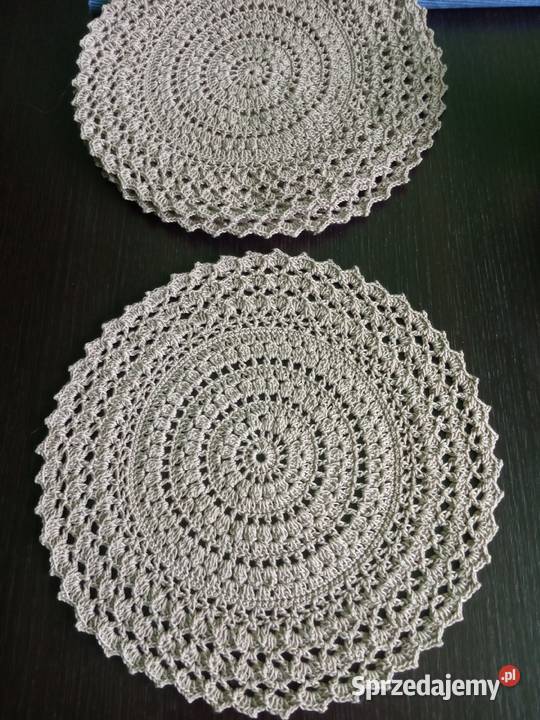 szydełkowe serwetki łódzkie Drzewica sprzedam