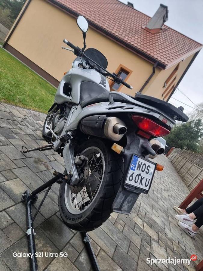 Motocykl Aprilia Pegaso 650 Rotax Niezawodny srebrny