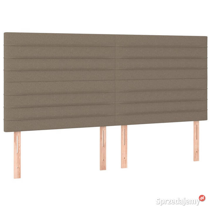 Zagłówek do łóżka z LED taupe 200x5x118128 Warszawa