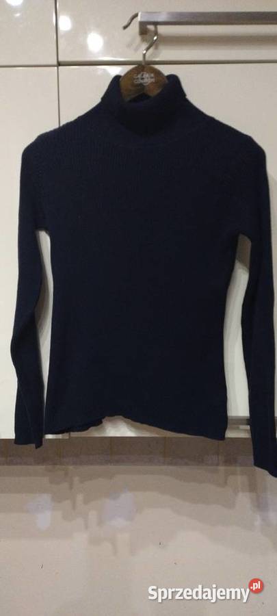 Golf w kolorze czarnym w prążki Swetry i golfy Lublin