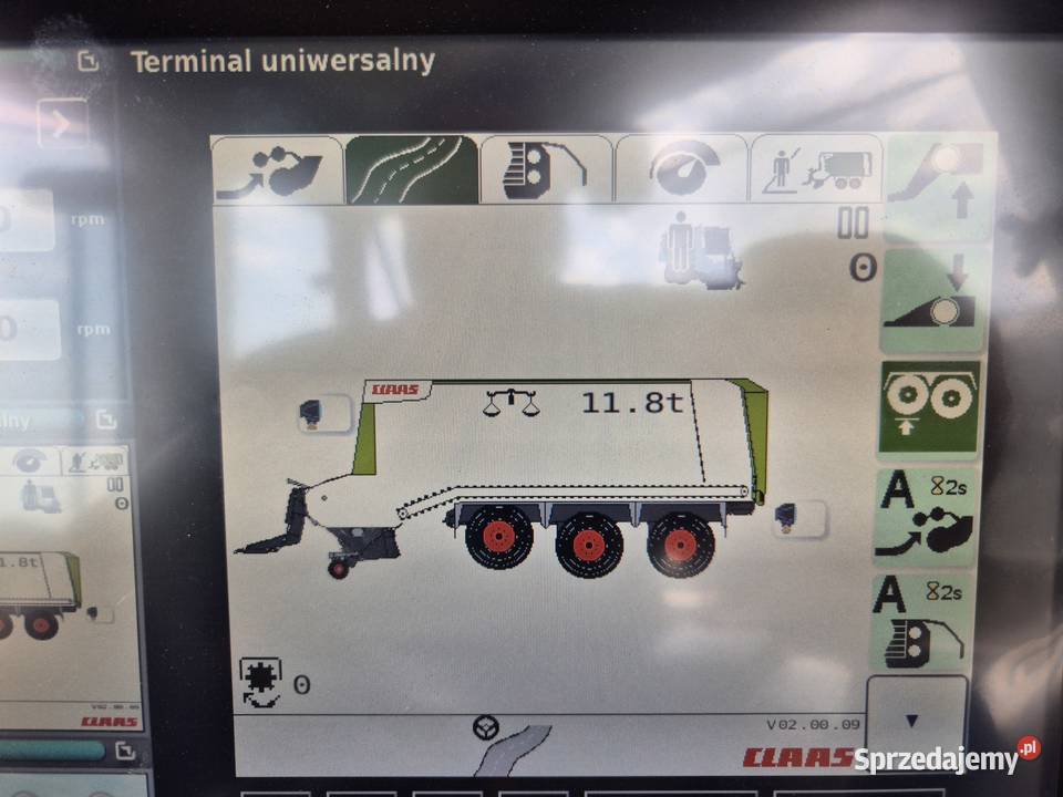 Claas Cargos 8500 przyczepa samozbierająca walce Przyczepy rolnicze Przedecz