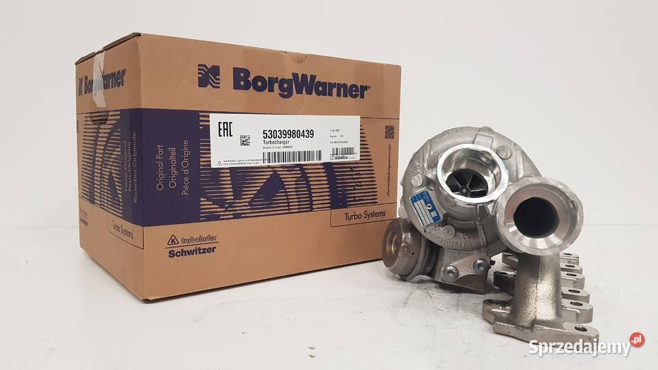 Nowa turbosprężarka BorgWarner KKK 53039980439 Siedlce