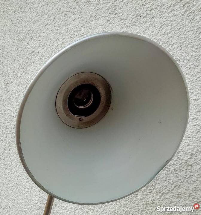 Lampa podłogowa PRL Polam Wilkasy odcienie błękitu