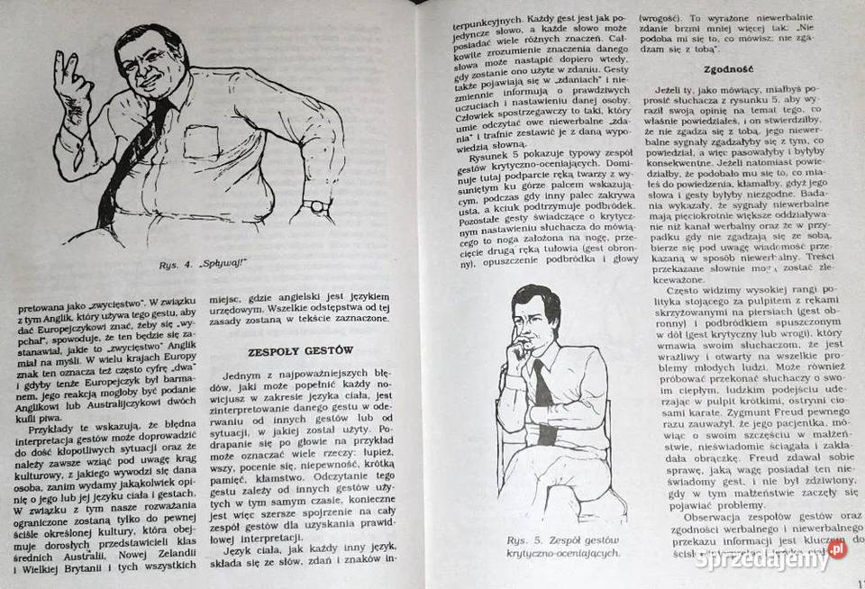 Język ciała czytać myśli ludzi z ich gestów A sprzedam