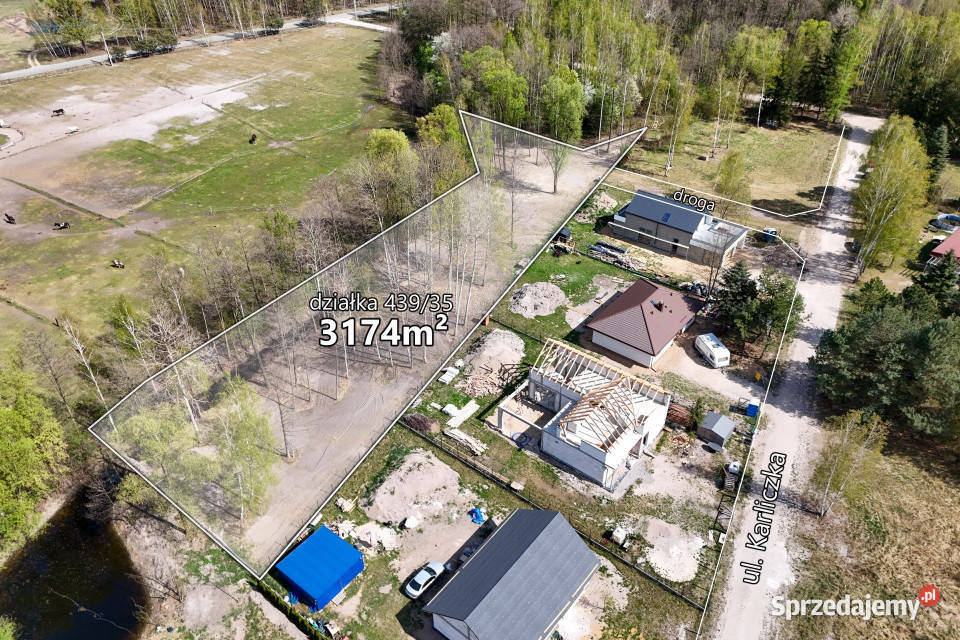Działka 3174m2 z kompleksu działek Budy mazowieckie Budy Michałowskie sprzedam