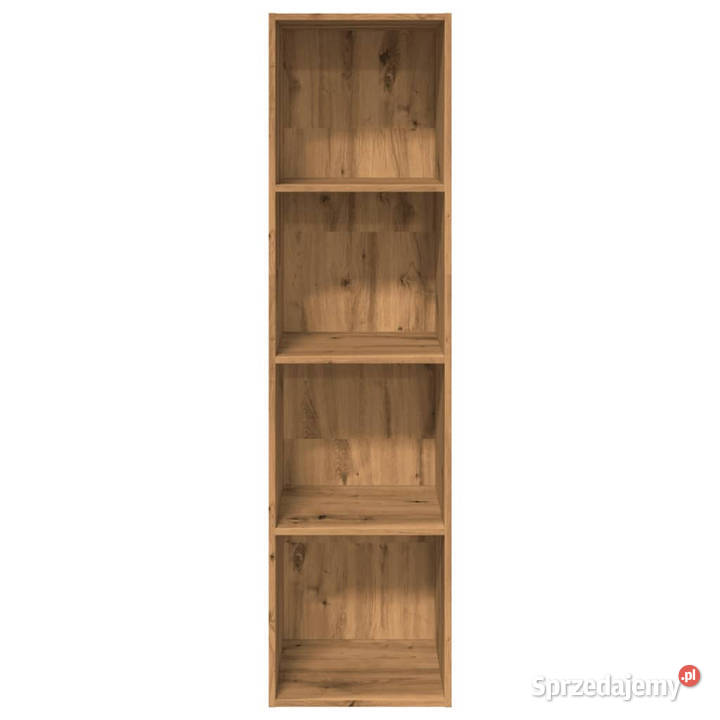 Regał na książki dąb artisian 40x30x152 WM857884 Warszawa