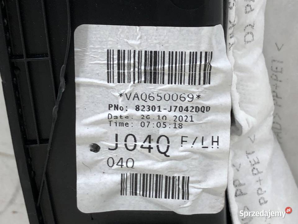 BOCZEK DRZWI LEWY PRZÓD KIA CEED Crossover