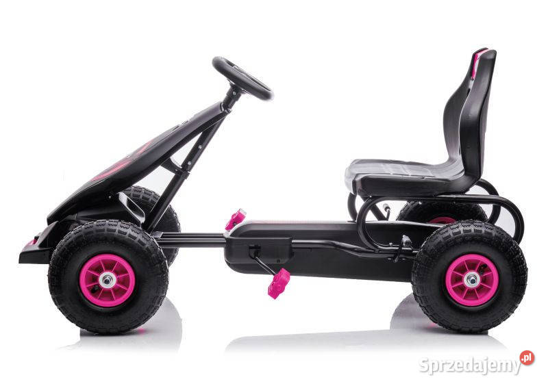 pojazd GOKART NA PEDAŁY pompowane koła auto śląskie Myszków