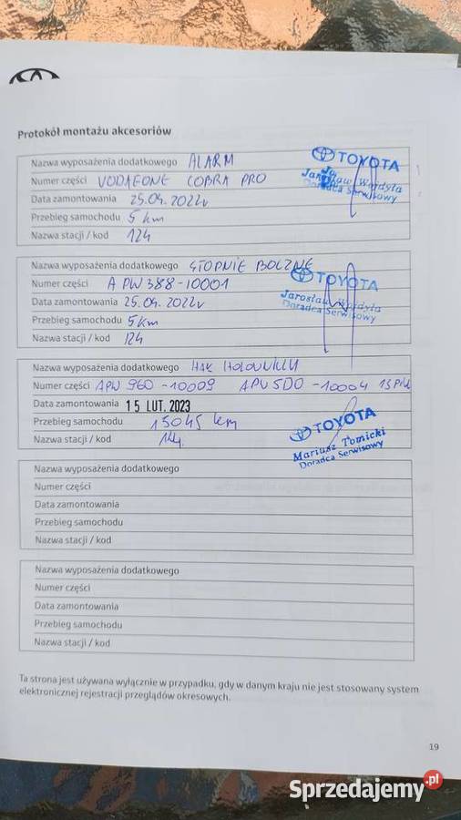 Pierwszy właściciel Toyotę CHR HSD 18 HYBRID 122 zachodniopomorskie Szczecin
