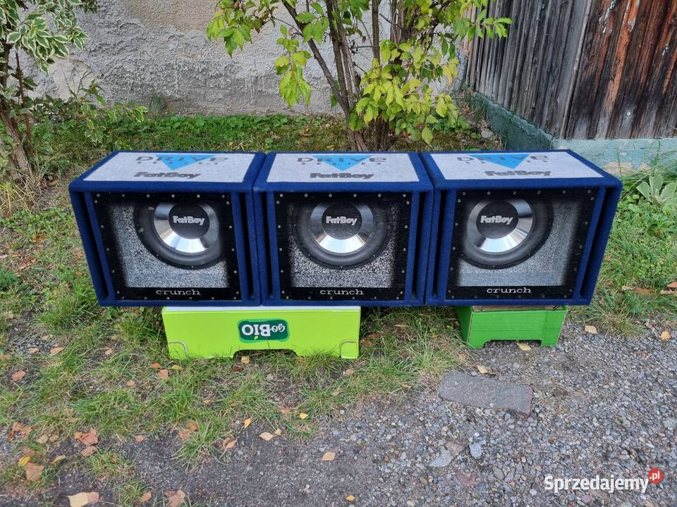 Tuba Subwoofer Skrzynia Basowa CRUNCH FAT BOY dolnośląskie Dzierżoniów sprzedam