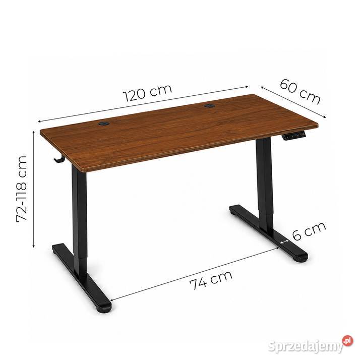 Biurko elektryczne 120x60